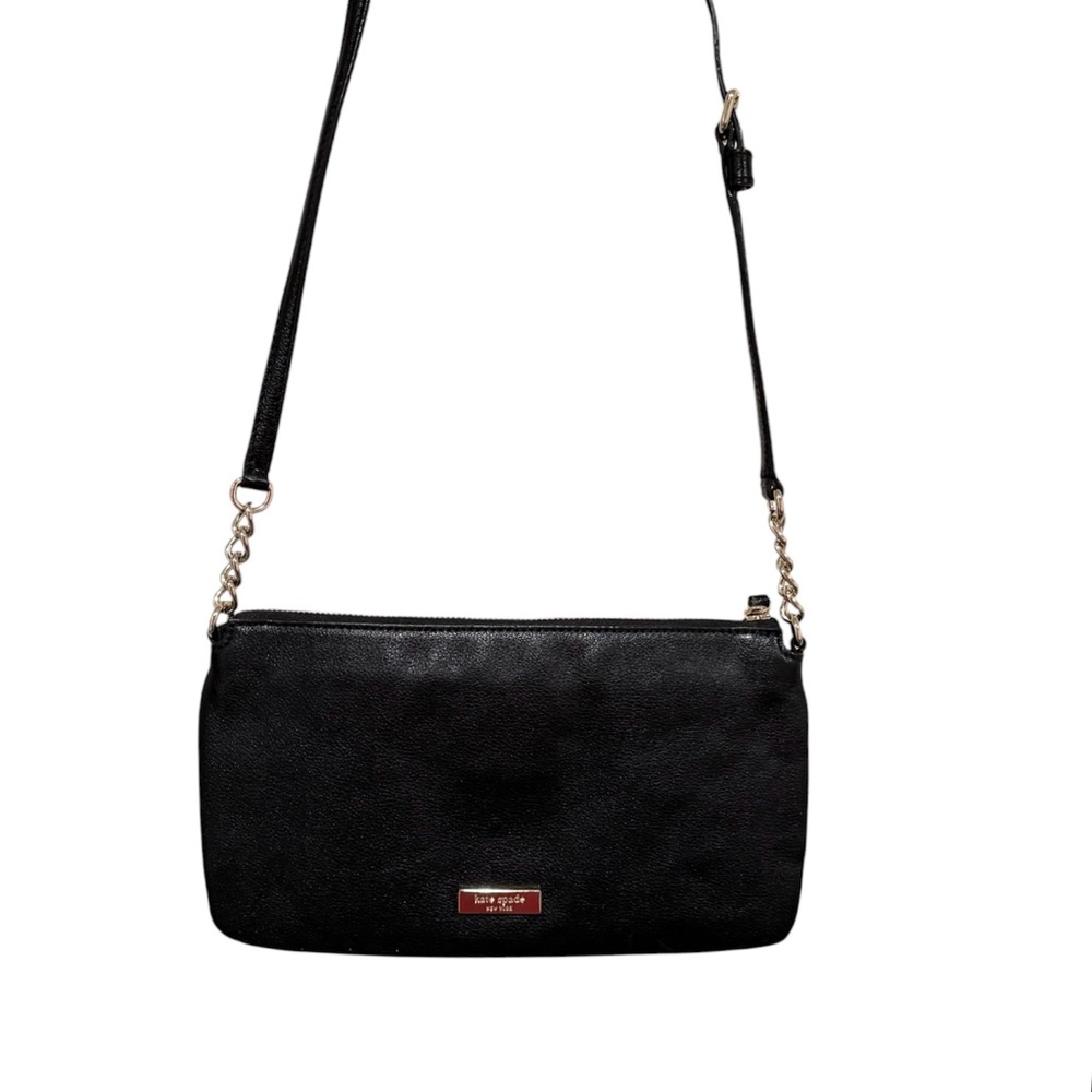 Kate Spade Villabella Avenue Celina Black Bow Crossbody Shoulder Bag - Picture 4 of 8